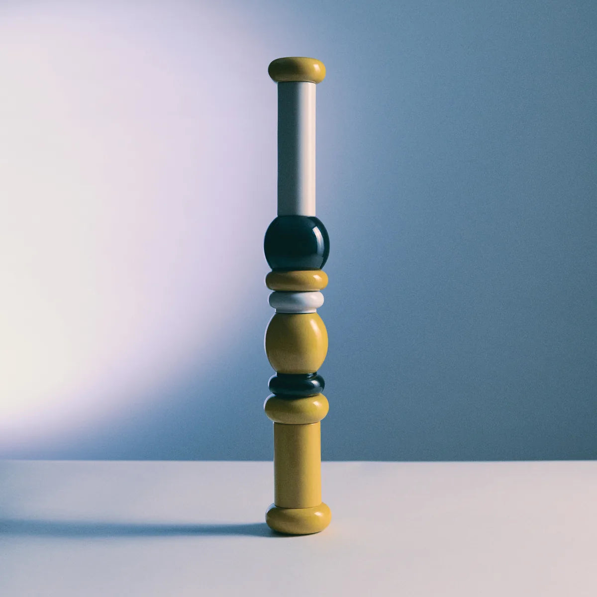 Alessi — ES18 | Macinaspezie Sottsass in legno di faggio — dettaglio