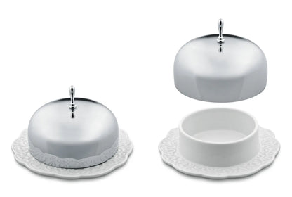 Alessi — Dressed MW16 | Burriera porcellana e acciaio Wanders — ambientazione