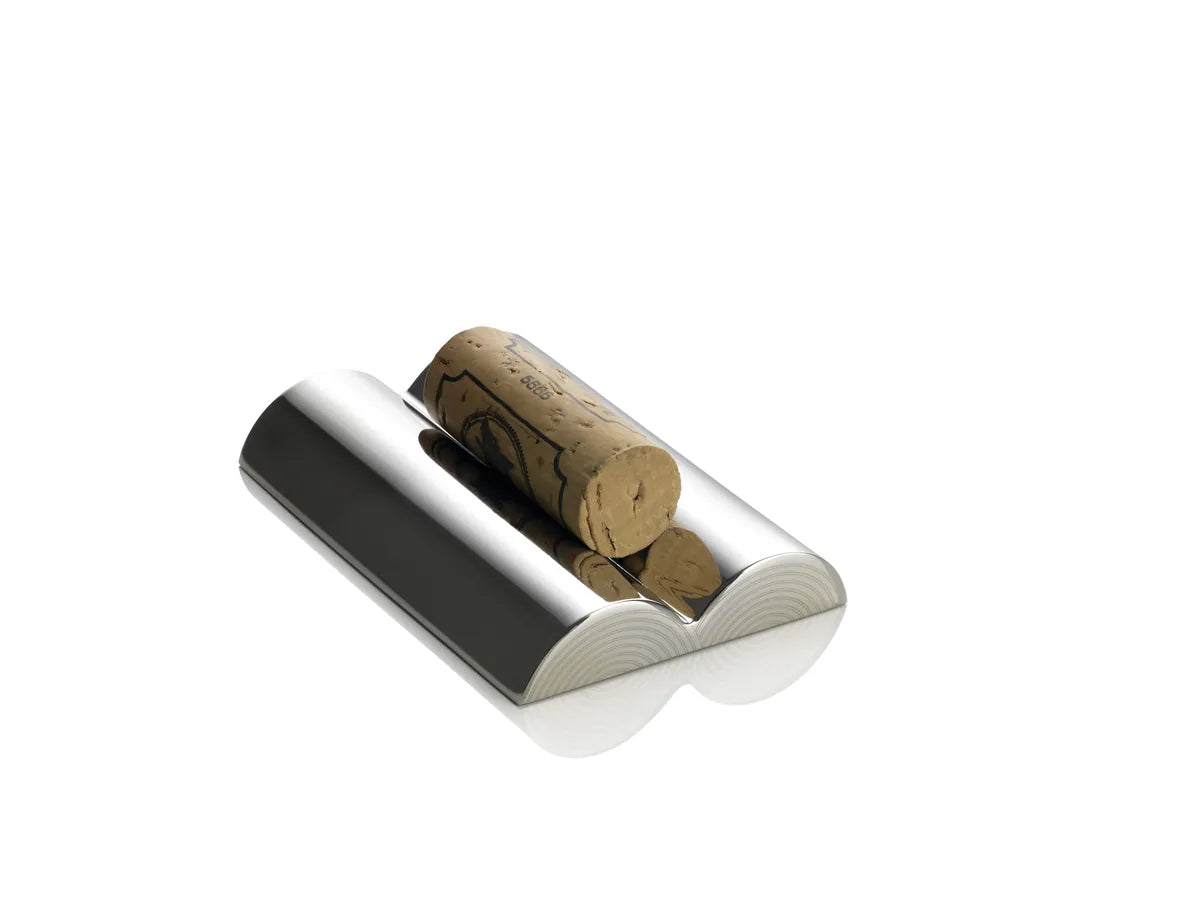 Alessi — Cork Presenter MGL01 | Porgi-tappo in acciaio inox lucido — dettaglio