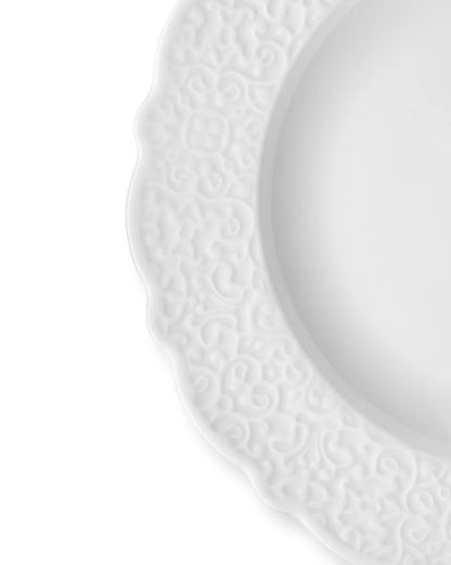Alessi — Dressed MW01/1 | Piatto piano in porcellana con decoro — dettaglio