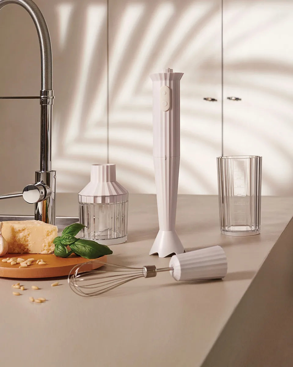 Alessi — Plissé MDL10S W | Frullatore a immersione bianco De Lucchi — vista principale