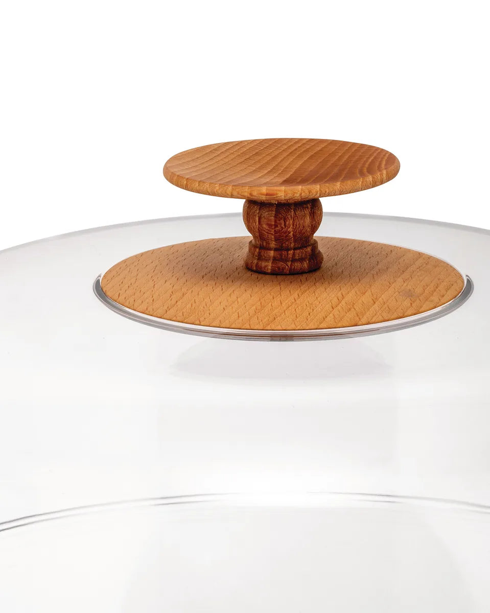 Alessi — Dressed in Wood MW24 | Campana in PMMA e faggio — ambientazione
