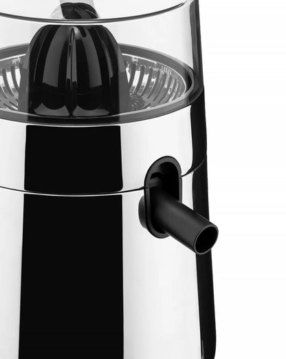 Alessi — Toru NE02 B | Spremiagrumi elettrico Nendo nero — vista laterale
