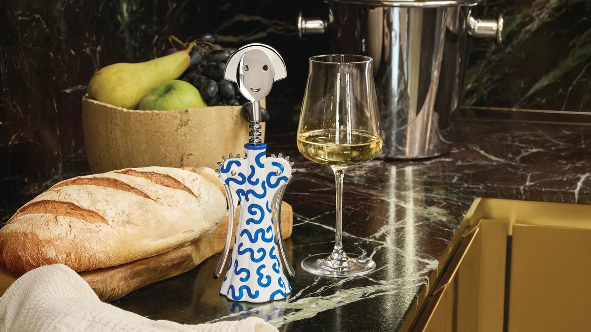 Alessi — Anna G. Delft AM01A 8 | Cavatappi Alessandro Mendini — vista laterale