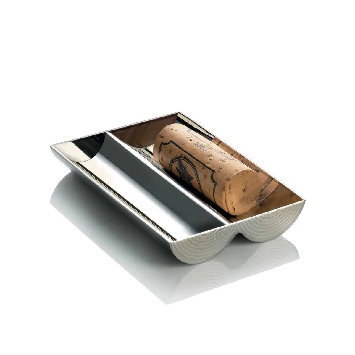 Alessi — Cork Presenter MGL01 | Porgi-tappo in acciaio inox lucido — ambientazione