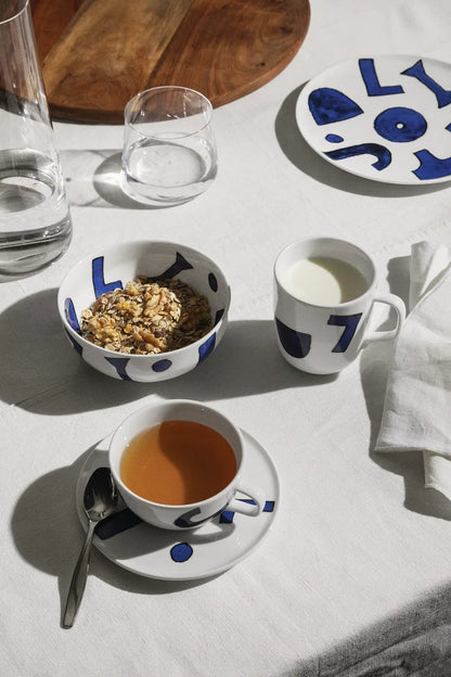 Alessi — Itsumo NF08/89 | Mug in porcellana decoro Yunoki — vista laterale