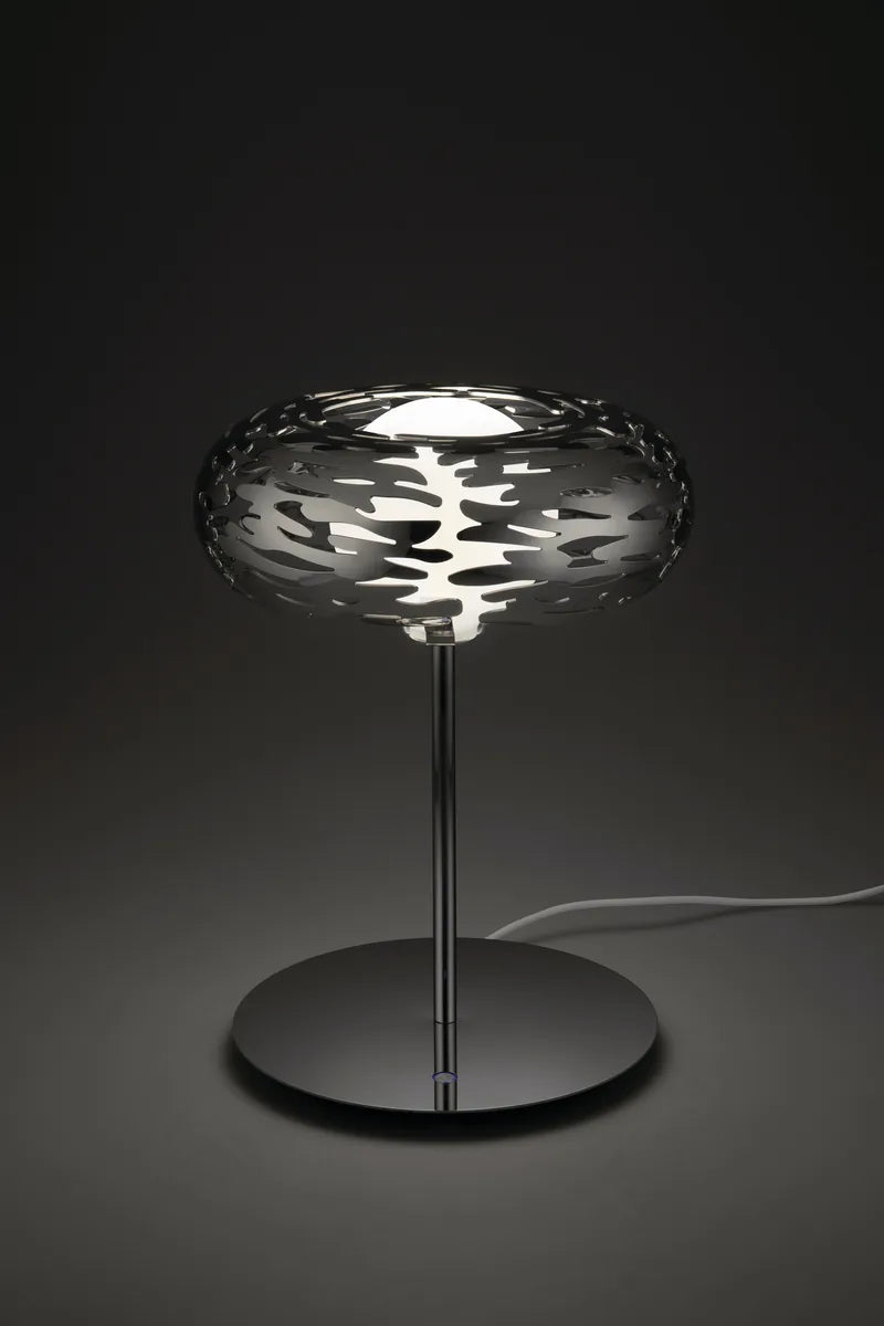 Alessi — Barklamp BM11 | Lampada da tavolo in acciaio inox — vista laterale