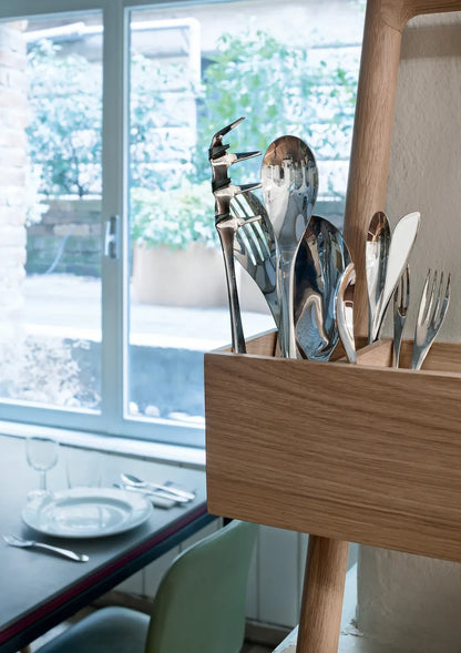 Alessi — eat.it WA10/6 | Coltello da frutta in acciaio inox — vista laterale