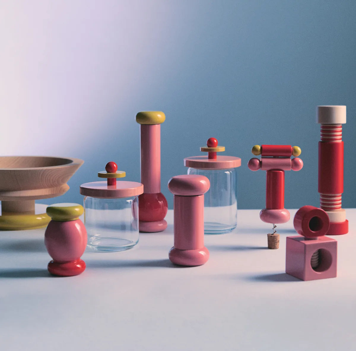 Alessi — ES16/100 | Barattolo Ettore Sottsass, 100 Values Collection