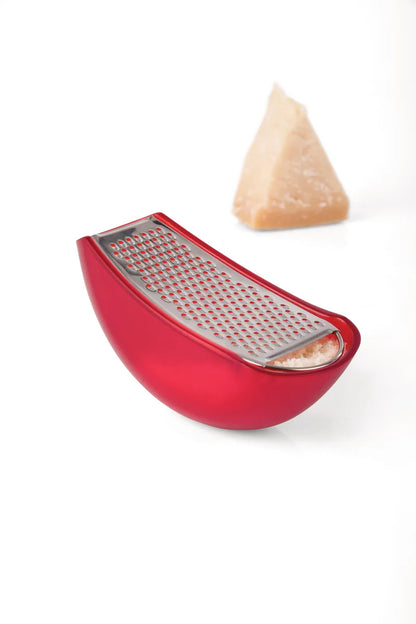 Alessi — Parmenide AARU01 B | Grattugia in resina e acciaio — vista laterale