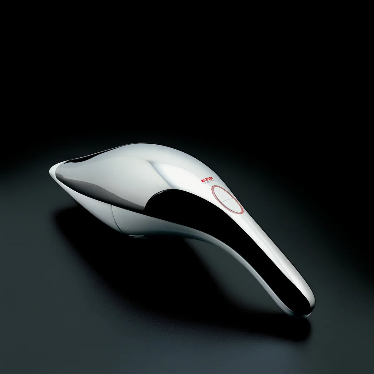 Alessi — SG67 W | Miniaspirapolvere ricaricabile Giovannoni — vista laterale