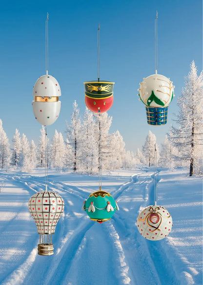 Alessi — Re Coccinello MJ16 8 | Decorazione natalizia in porcellana — vista laterale