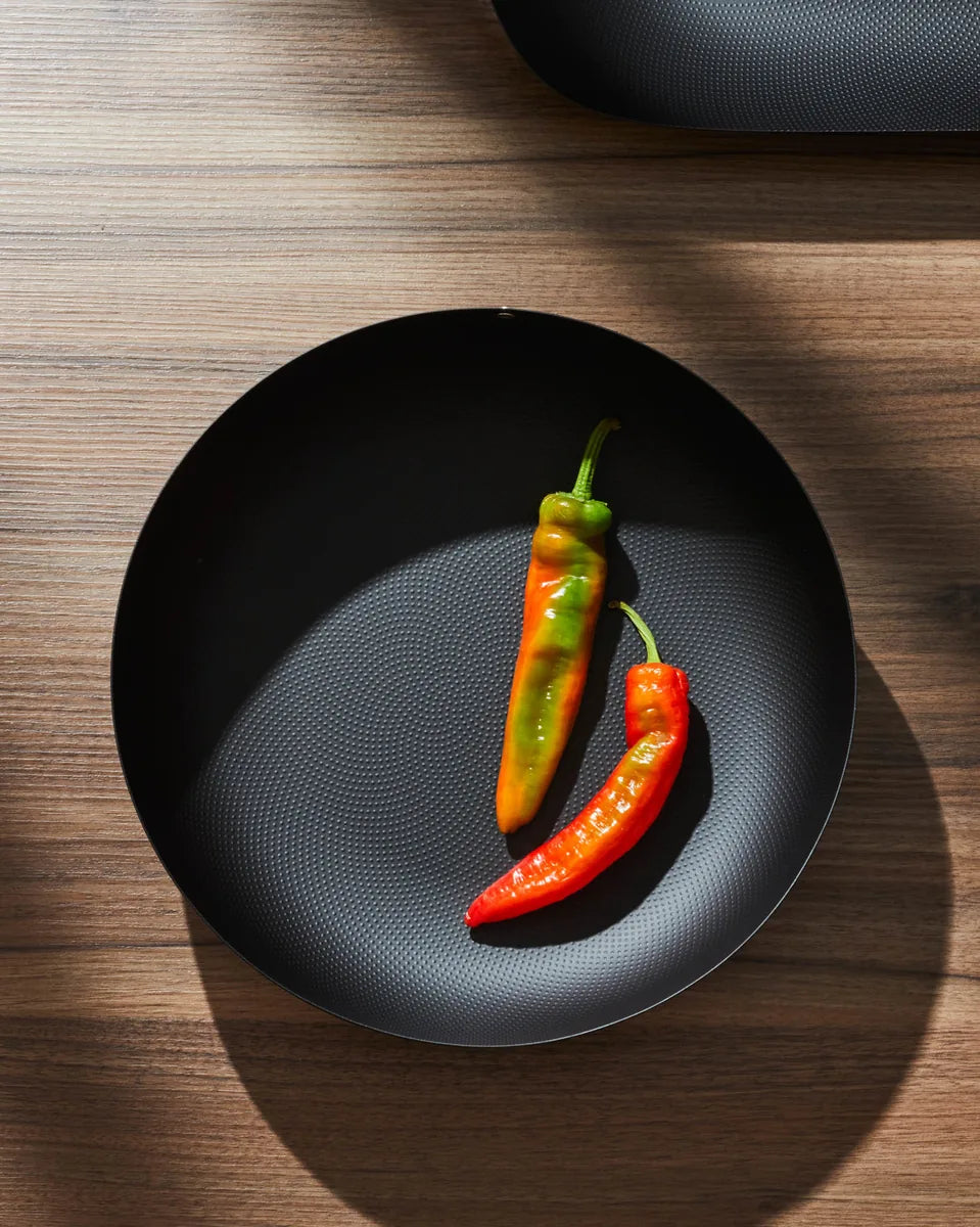 Alessi — JM17/24 JM17/24 BT | Cestino rotondo nero Jasper Morrison — dettaglio