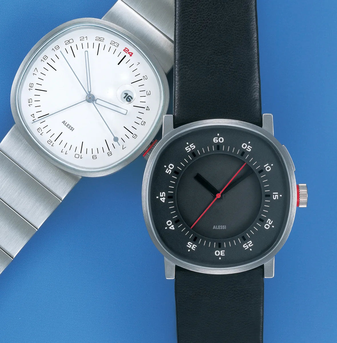 Alessi — Tic15 AL5051 | Orologio da polso Lissoni in acciaio — vista principale