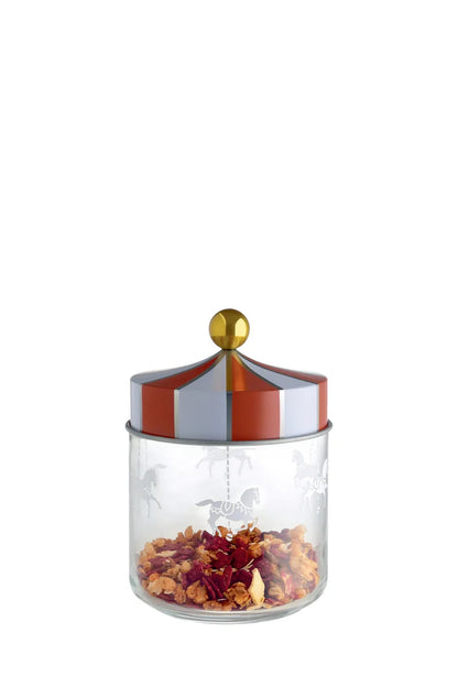Alessi — Circus MW30/50 | Barattolo in vetro serigrafato Wanders