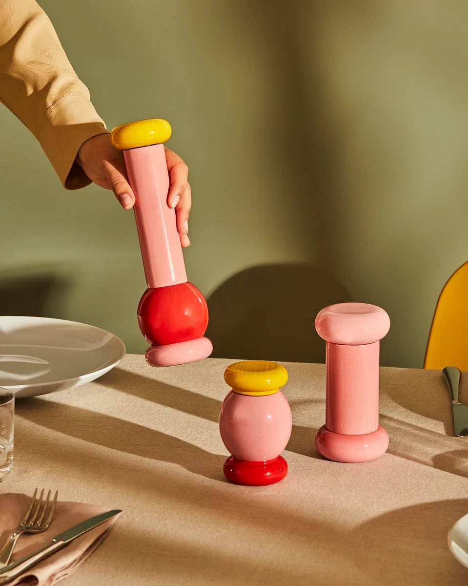 Alessi — ES18 1 | Macinaspezie Sottsass in legno di faggio