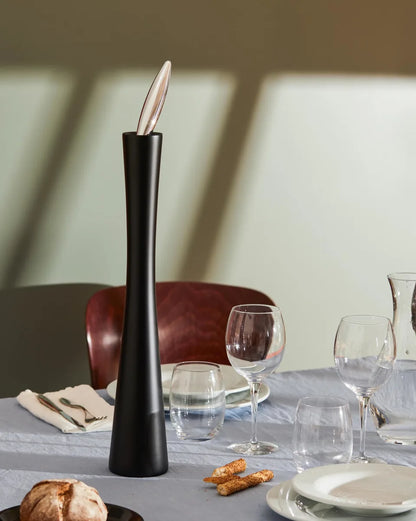 Alessi — MP1562 | Set macinasale e pepe in legno di faggio — dettaglio