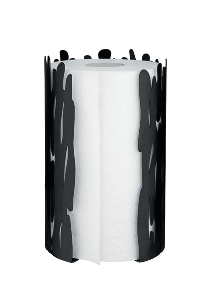 Alessi — Barkroll BM04 B | Portarotolo da cucina nero in acciaio