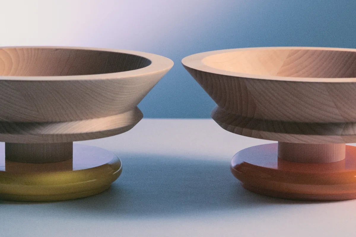 Alessi — ES15 1 | Centrotavola in tiglio Ettore Sottsass — ambientazione