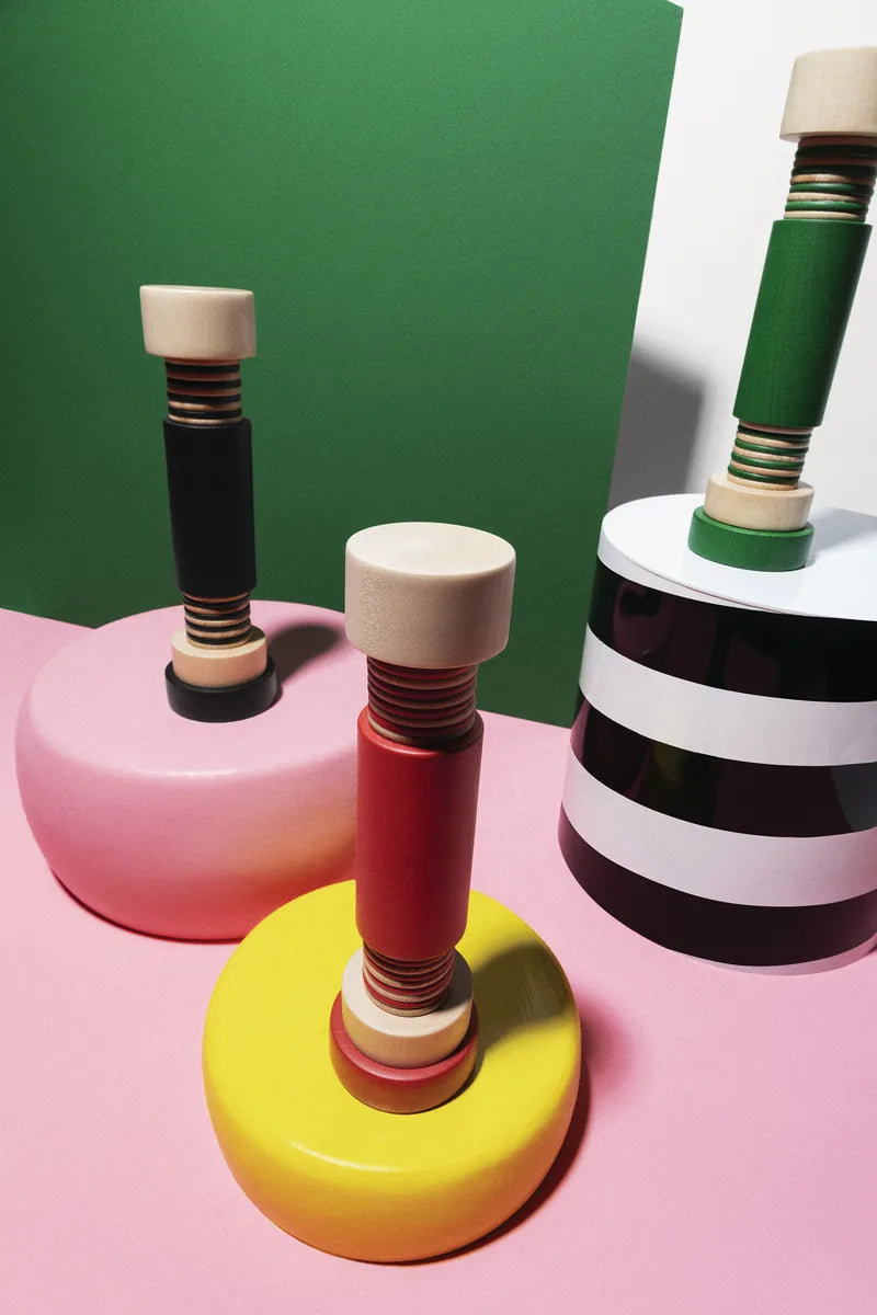 Alessi — MP0215 1 | Macinasale e pepe in acero di Sottsass