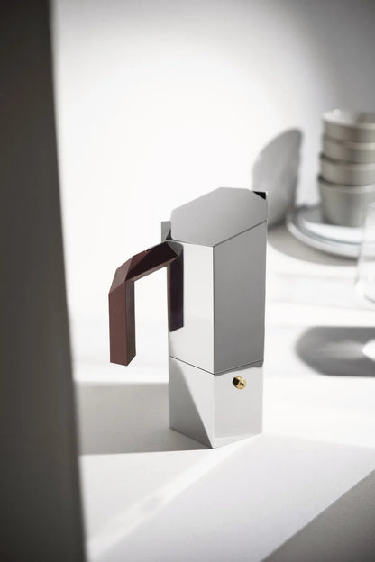 Alessi — Menhir MA01/6 | Caffettiera espresso Anastassiades 6 tazze — dettaglio