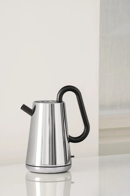 Alessi — Toru NE01 B/CH | Bollitore elettrico Nendo in acciaio inox — dettaglio