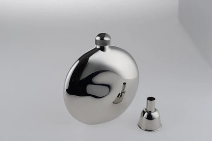 Alessi — Shot PG03 | Fiaschetta tascabile in acciaio inox — vista laterale
