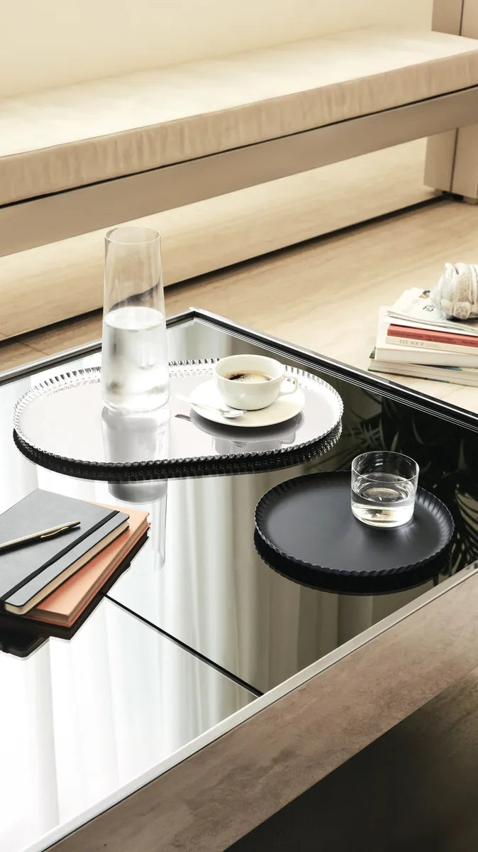 Alessi — Pleats JK01/46 | Vassoio in acciaio inox 18/10