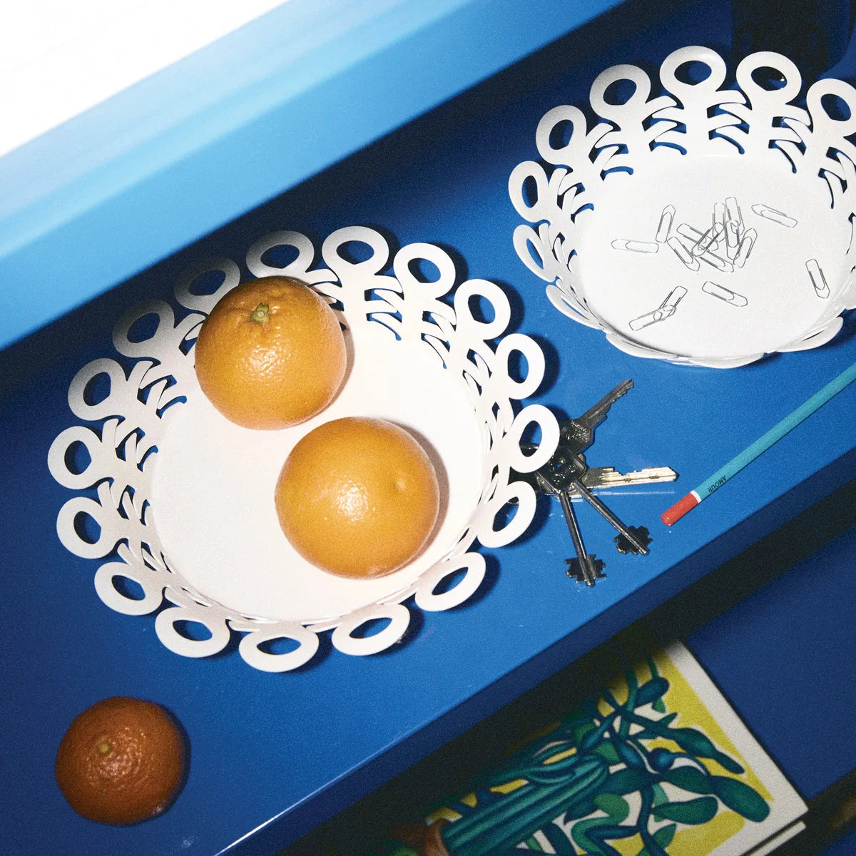 Alessi — Vimini BM21/25 | Cestino traforato in acciaio inox