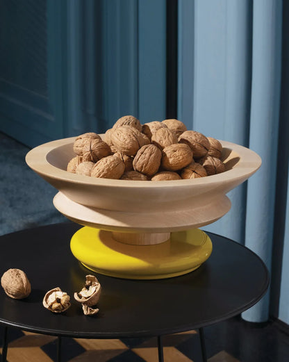 Alessi — ES15 1 | Centrotavola in tiglio Ettore Sottsass — vista laterale