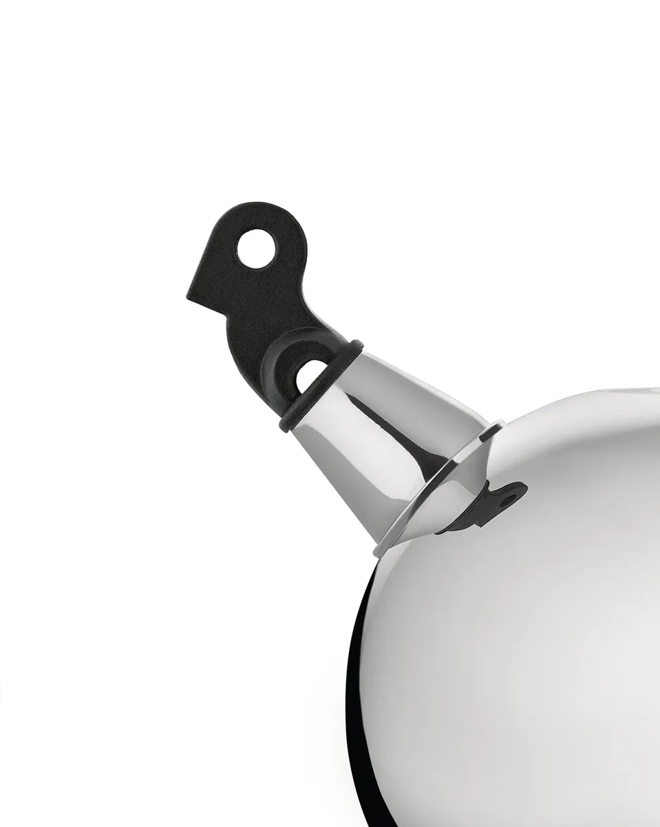 Alessi — Bulbul AC100 | Bollitore Castiglioni in acciaio inox — vista laterale