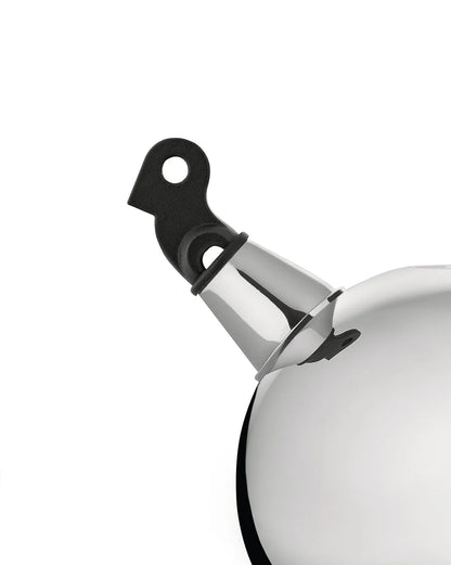 Alessi — Bulbul AC100 | Bollitore Castiglioni in acciaio inox — vista laterale