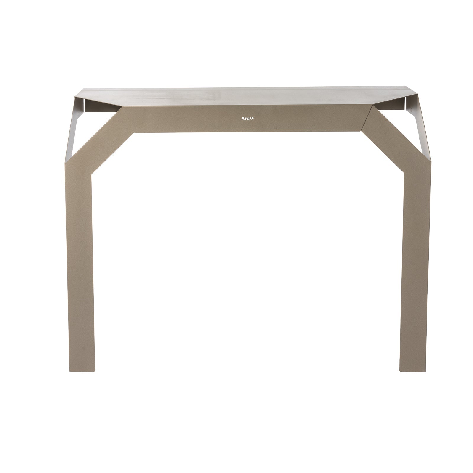 Arti & Mestieri Consolle Uncorner beige ferro 110x35x85 cm design minimal