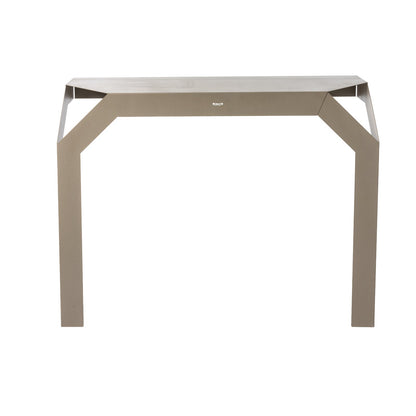 Arti & Mestieri Consolle Uncorner beige ferro 110x35x85 cm design minimal