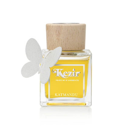 Arti & Mestieri spray ambiente Katmandu Papillon diffusore con bastoncini in vetro e tappo faggio