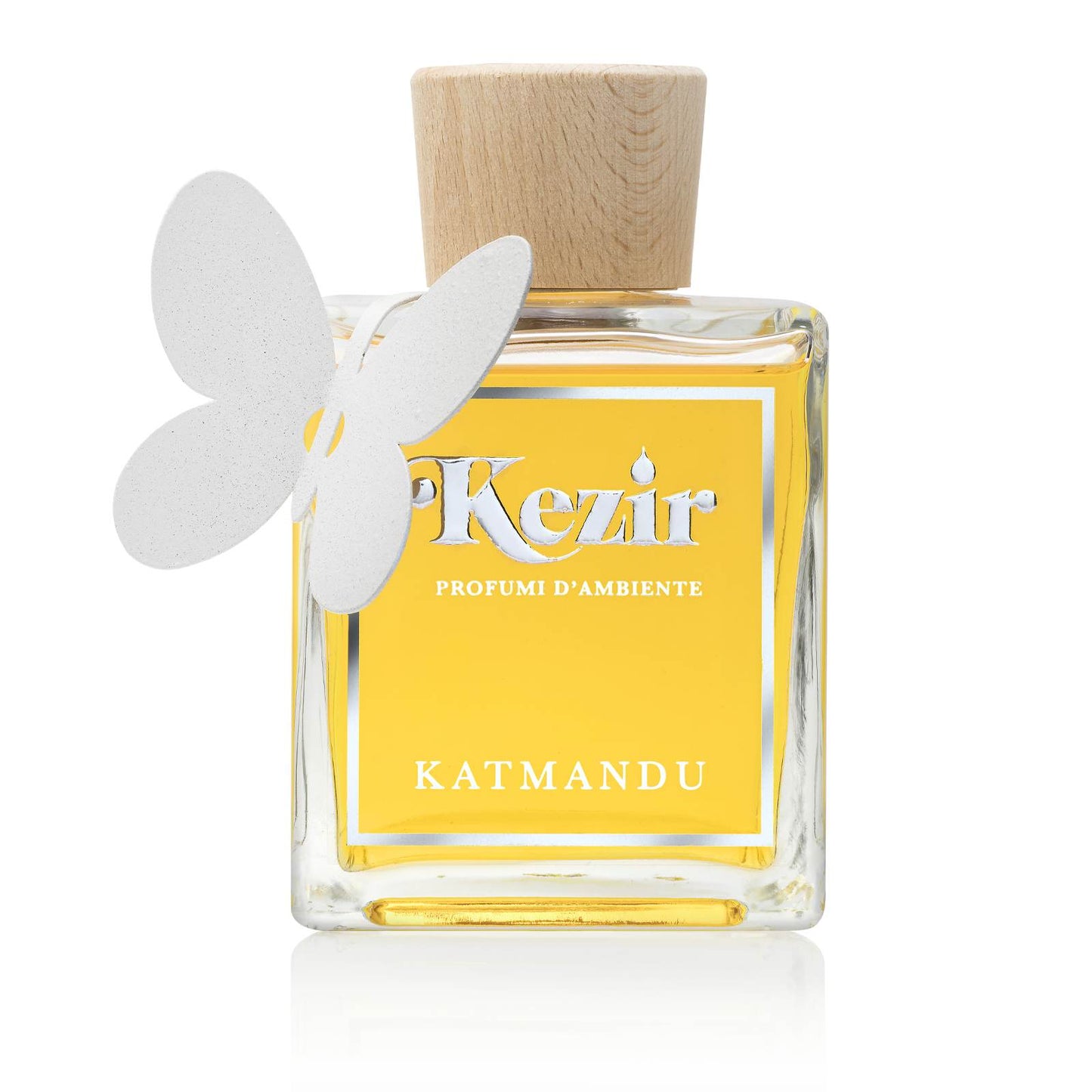 Arti & Mestieri diffusore spray Cashmere variante Papillon bottiglia in vetro con bastoncini