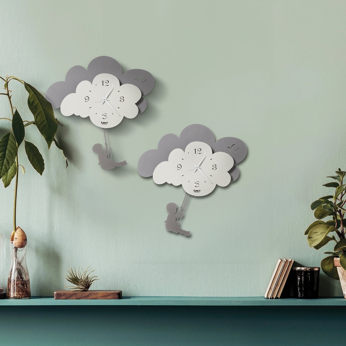 Arts &amp; Crafts - Cloud Wall Pendulum Clock
