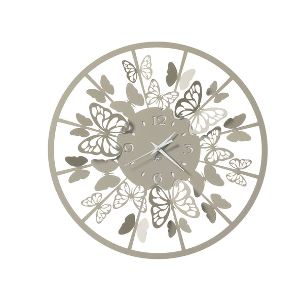Arts et artisanat - Petite horloge murale à motif scintillant — Arti & Mestieri
