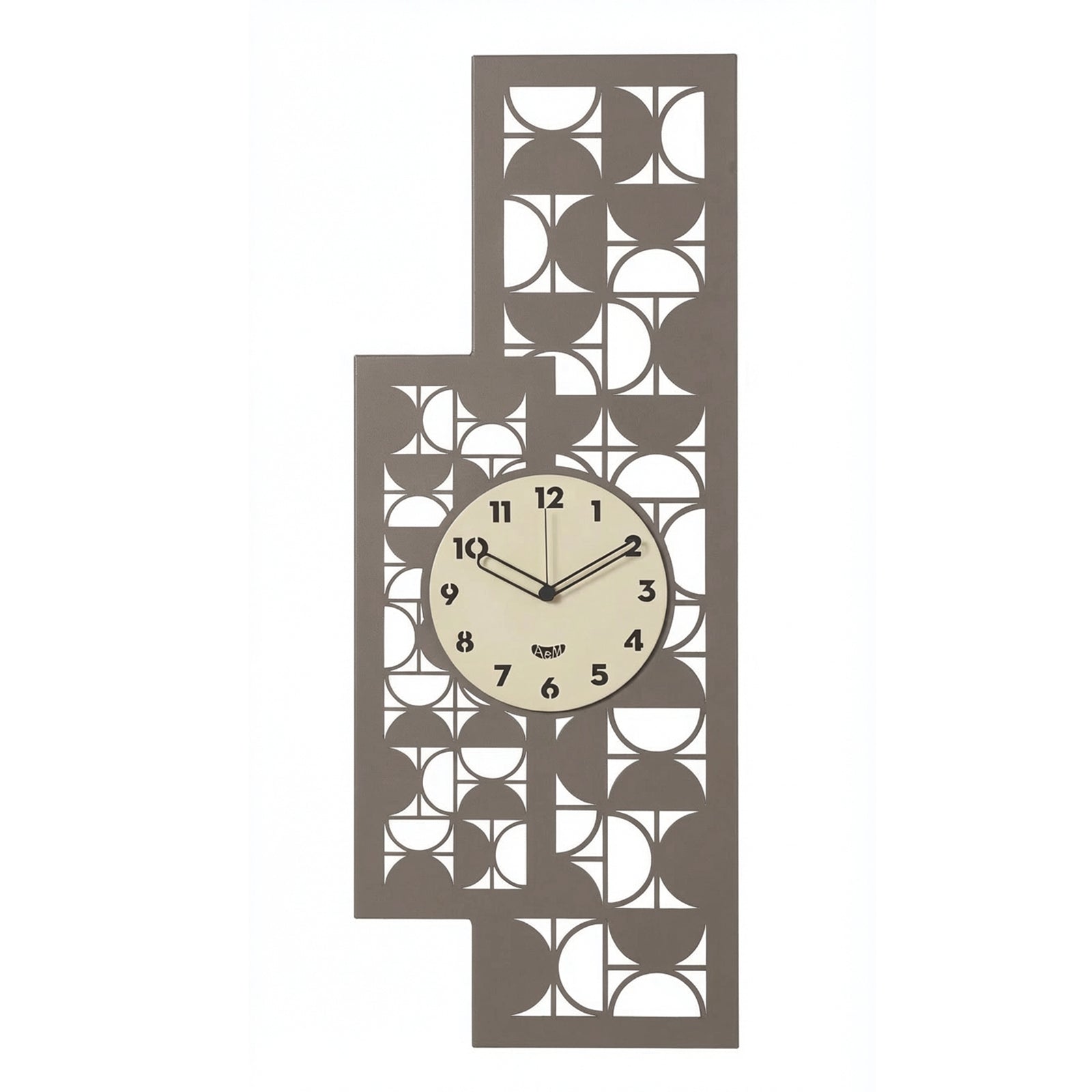 Arti & Mestieri orologio da parete Vogue colore fango avorio in ferro lavorato artigianalmente