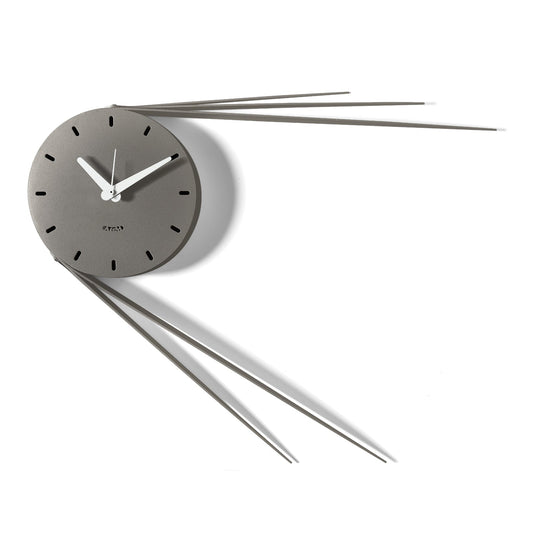 Arti & Mestieri orologio da parete Traslo color fango in ferro lavorato artigianalmente
