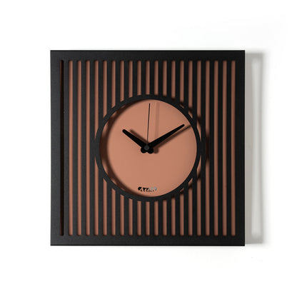 Arti & Mestieri orologio da parete Tiffany piccolo nero mocha mousse in ferro lavorato artigianalmente