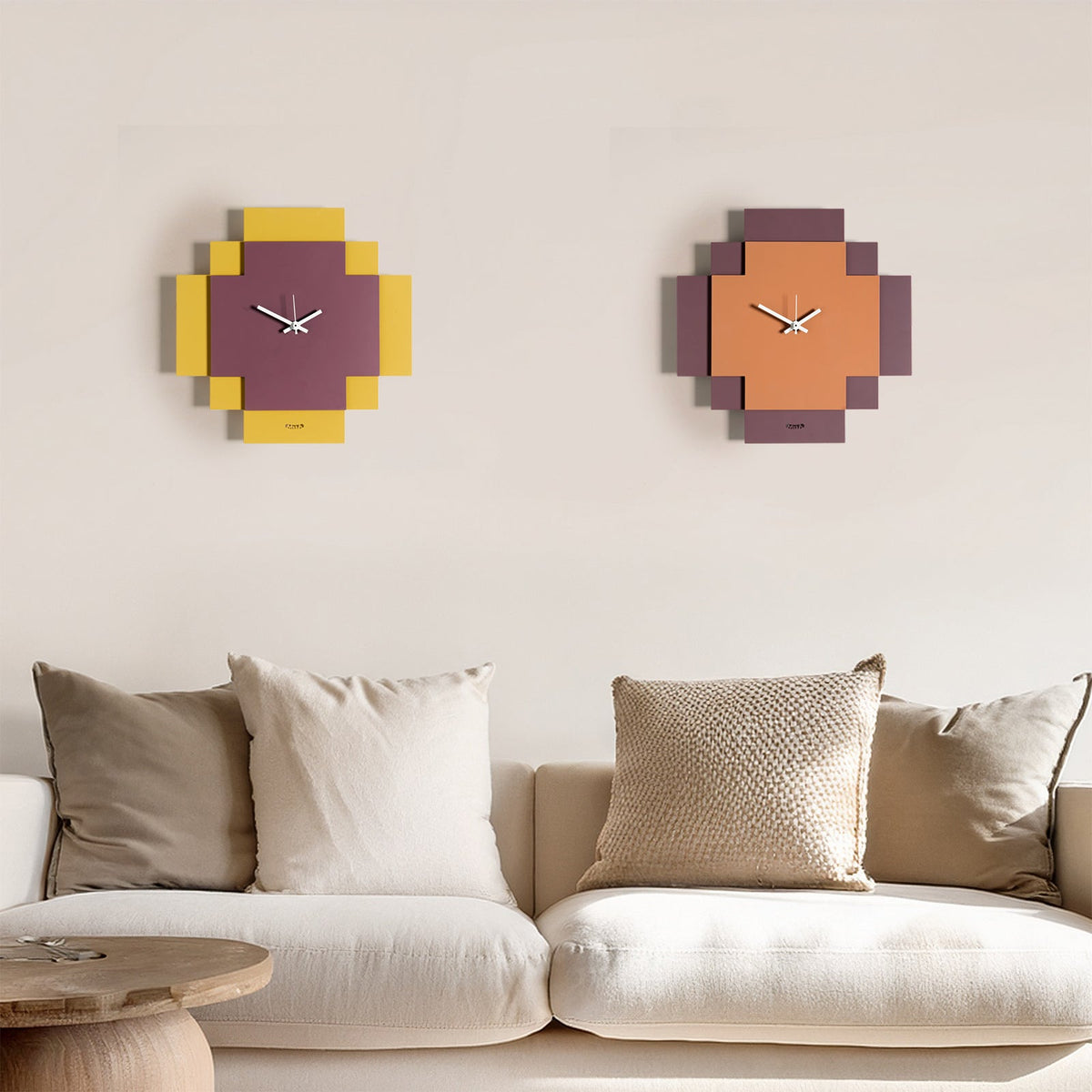 Arts &amp; Crafts - Tetris Geometric Design Clock