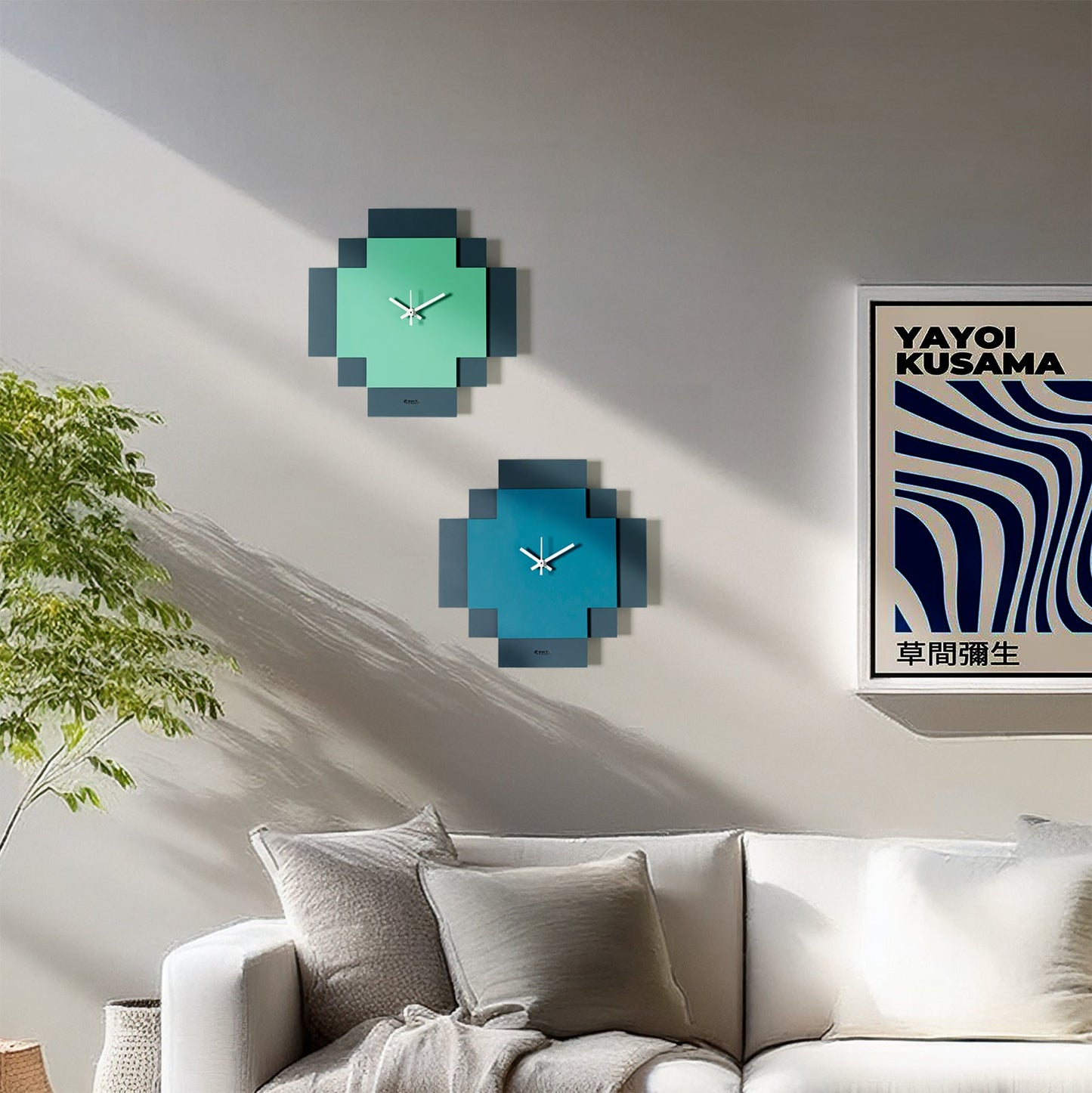 Arts &amp; Crafts - Tetris Geometric Design Clock