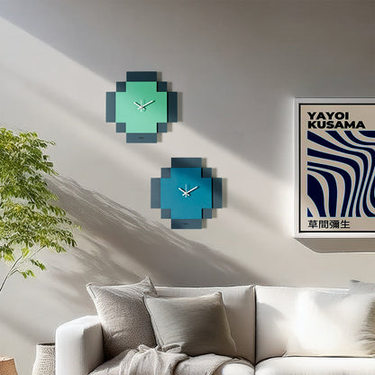 Arts &amp; Crafts - Tetris Geometric Design Clock
