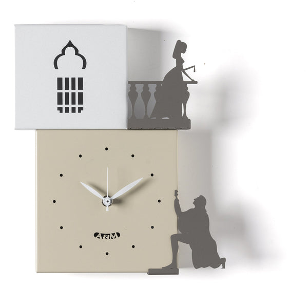 Arti & Mestieri - Orologio da parete di design Romeo e Giulietta — Arti & Mestieri