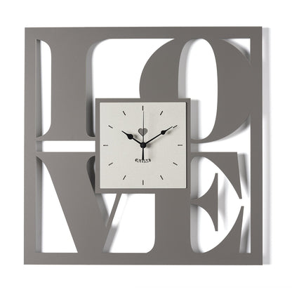 Arti & Mestieri orologio da parete Love fango avorio ferro traforato 50x50 cm
