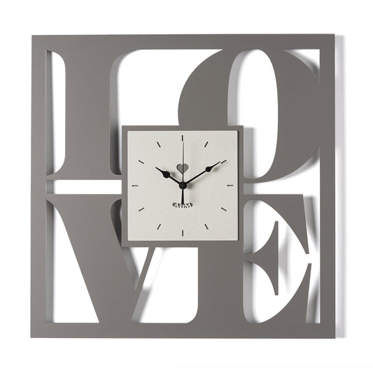 Arti & Mestieri orologio da parete Love fango avorio ferro traforato 50x50 cm