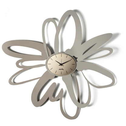 Arti & Mestieri orologio da parete Shodo beige sabbia bronzo ferro lavorato artigianalmente