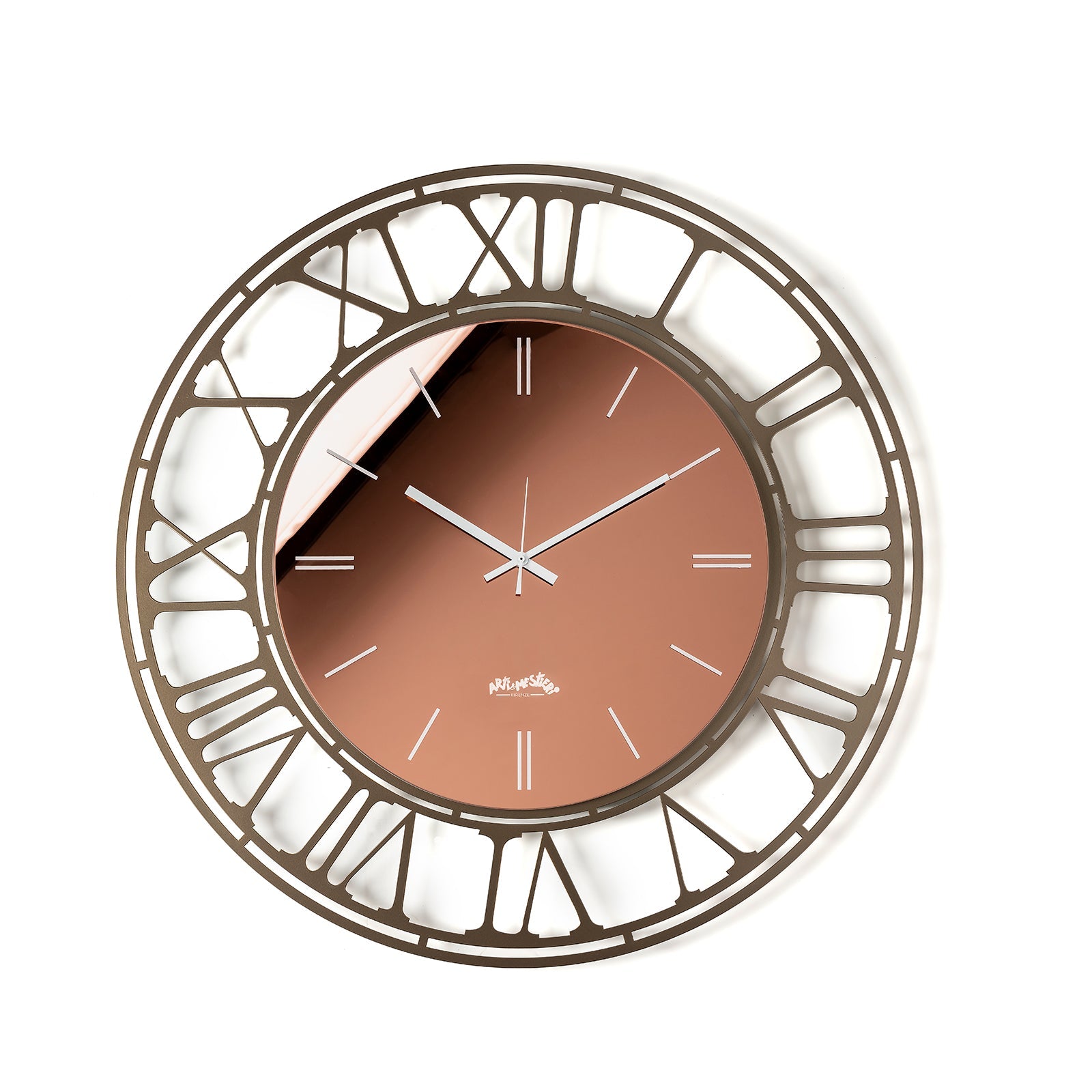 Arti & Mestieri Orologio da parete Axis 70 bronzo crystal luxe ambra ferro e vetro