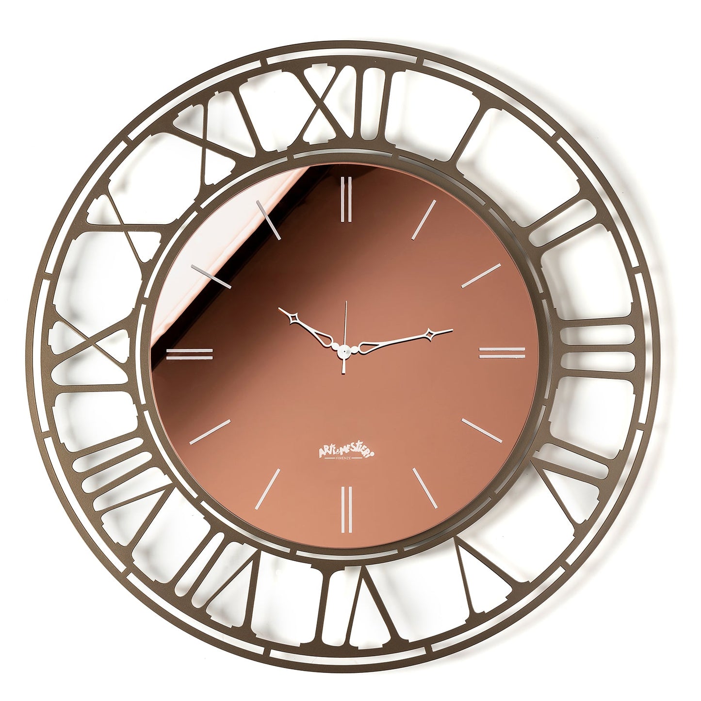 Arti & Mestieri orologio da parete Axis 90 bronzo crystal luxe ambra ferro e vetro crystal ∅ 90 cm